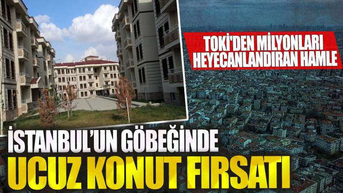 İstanbul’un göbeğinde ucuz konut fırsatı! TOKİ'den milyonları heyecanlandıran hamle