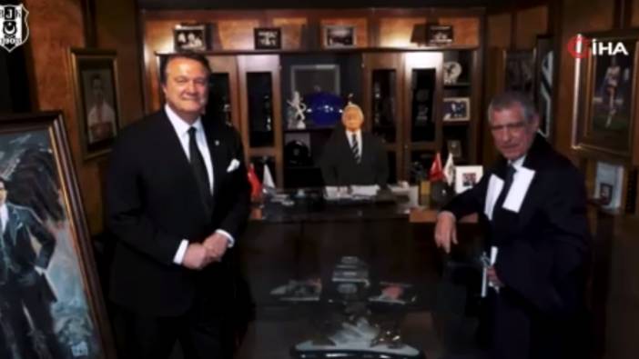 Fernando Santos, Beşiktaş müzesini gezdi
