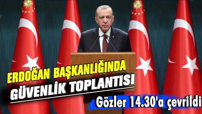 Erdoğan başkanlığında Dolmabahçe'de güvenlik toplantısı yapılacak