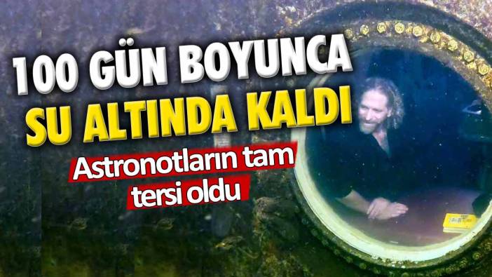 Suyun altında 100 gün kaldı: Vücuduna olanları görenler gözlerine inanamadı