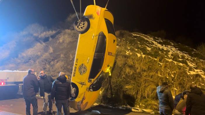 Sinop’ta buzlanma kazaya neden oldu: 1 yaralı