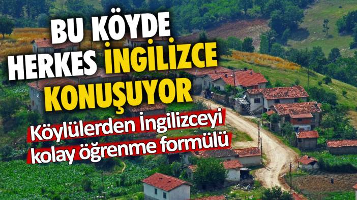 Diyarbakır'ın bu köyünde herkes sular seller gibi İngilizce konuşuyor: Köylülerden İngilizceyi kolay öğrenme formülü