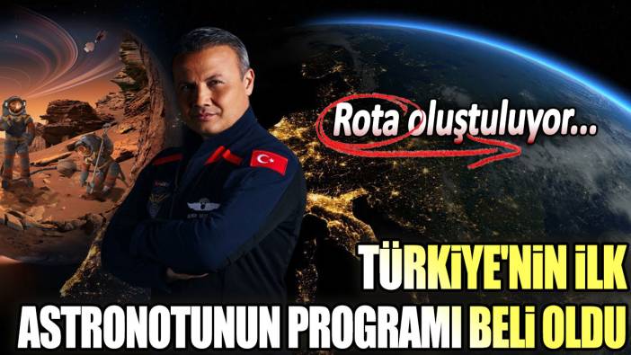 NASA duyurdu:  Rota oluşturuldu... Türkiye'nin ilk astronotunun programı belli oldu!