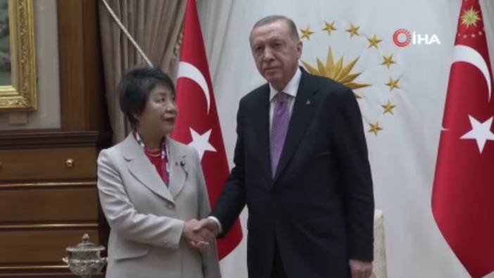 Cumhurbaşkanı Erdoğan, Japonya Dışişleri Bakanı Yoko’yu kabul etti