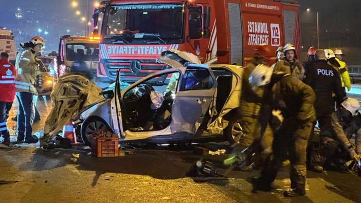 Sultangazi’de makas atan araç kaza yaptı: 1 ölü, 2 yaralı