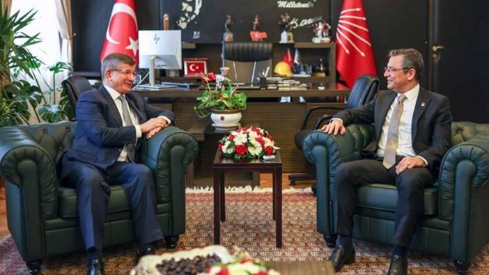 CHP lideri Özel, Davutoğlu’yla görüştü