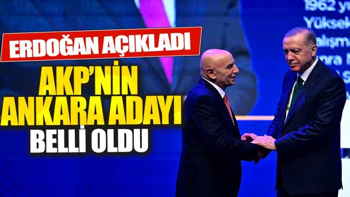 Son dakika... Erdoğan AKP'nin adaylarını açıkladı