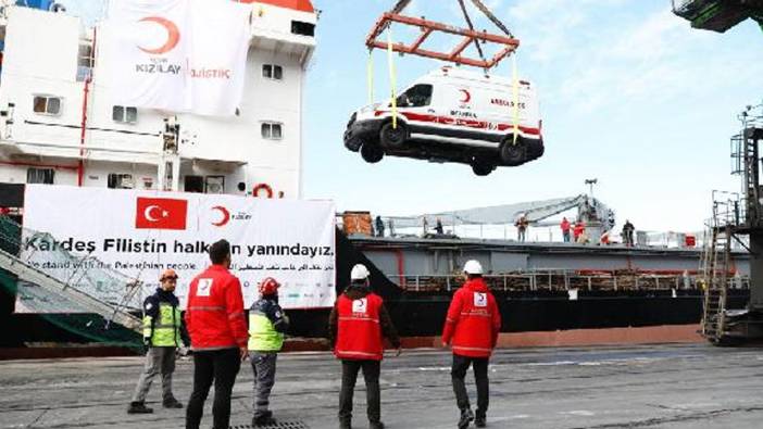 Türk Kızılay'ın yardım gemisi Gazze'ye gidiyor