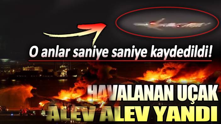 Havalanan uçak alev alev yandı: O anlar saniye saniye kaydedildi!