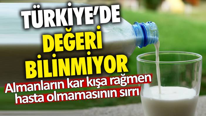 Türkiye'de değeri bilinmiyor: Almanların kar kışa rağmen hasta olmamasının sırrı