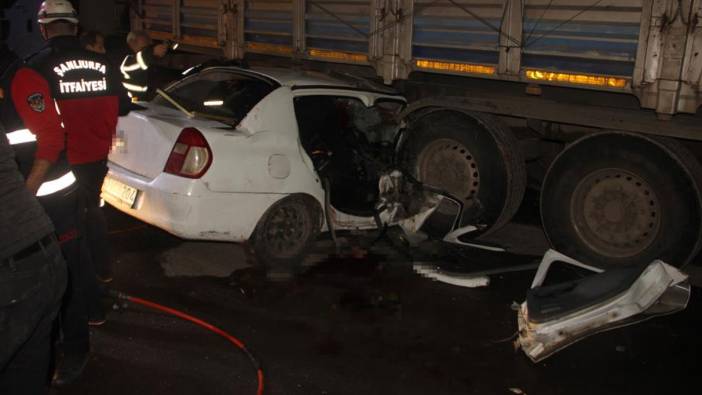 Şanlıurfa'da feci kaza: 3 ölü, 2 yaralı
