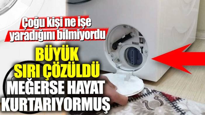 Çoğu kişi ne işe yaradığını bilmiyordu! Büyük sırı çözüldü meğerse hayat kurtarıyormuş