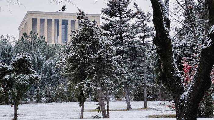 Ankara'da kar yağışı!