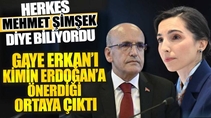 Herkes Mehmet Şimşek diye biliyordu: Hafize Gaye Erkan’ı Erdoğan’a kimin önerdiği ortaya çıktı