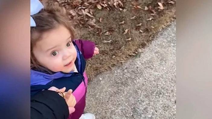 İlk kez Ay'ı gören küçük kızın tepkisi sosyal medyayı salladı