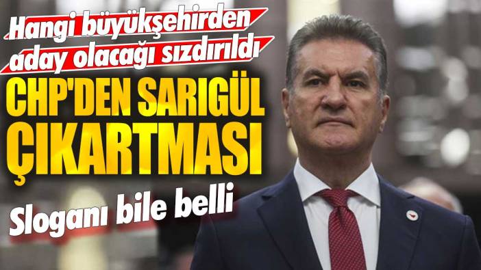 CHP'den Mustafa Sarıgül çıkartması: Hangi büyükşehirden aday olacağı sızdırıldı! Sloganı bile belli