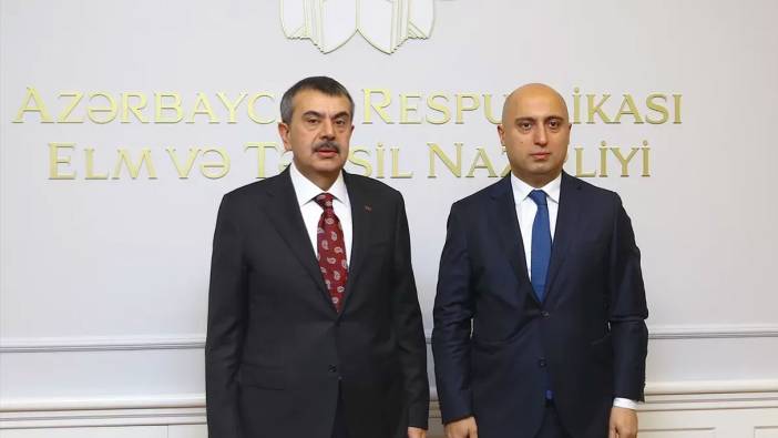 Milli Eğitim Bakanı Tekin ile Azerbaycanlı mevkidaşı Amrullayev görüştü
