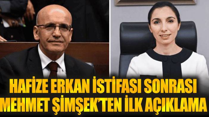 Son dakika... Hafize Erkan istifası sonrası Mehmet Şimşek'ten ilk açıklama