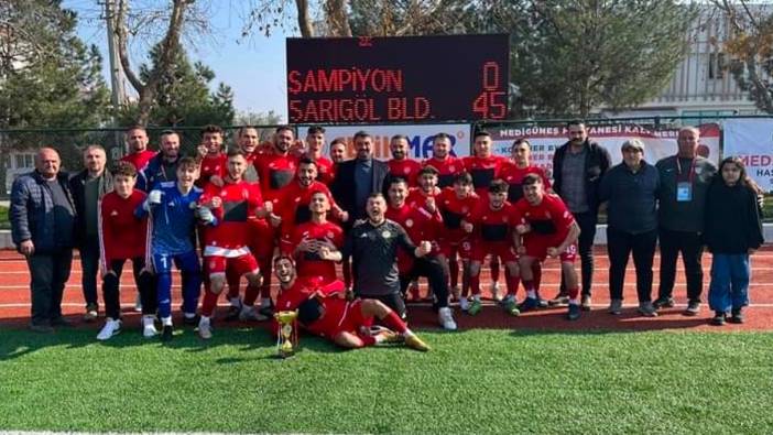 Sarıgöl Belediyespor 16’da 16 yaparak şampiyon oldu