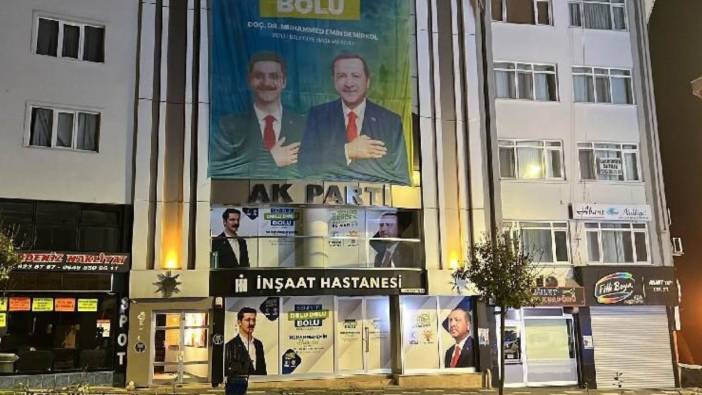 AKP Bolu İl binası önünde panik: Şüpheli paket bırakıldı