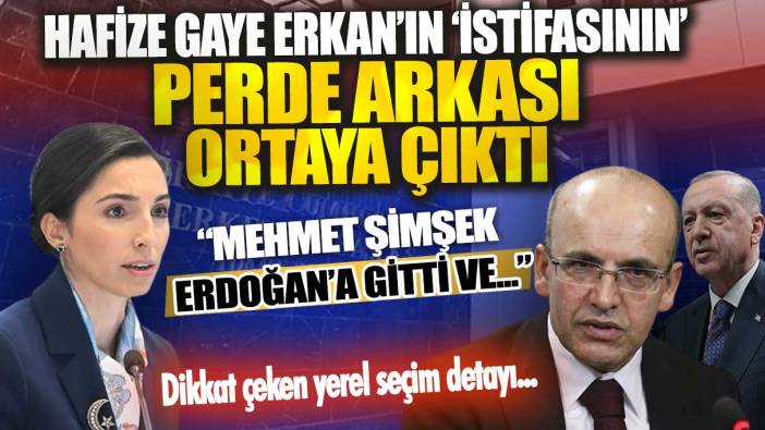 Hafize Gaye Erkan’ın ‘istifasının’ perde arkası ortaya çıktı: Mehmet Şimşek Erdoğan’a gitti ve…