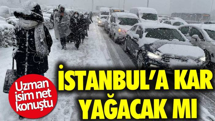 İstanbul’da kar yağacak mı? Prof. Dr. Orhan Şen yanıtladı