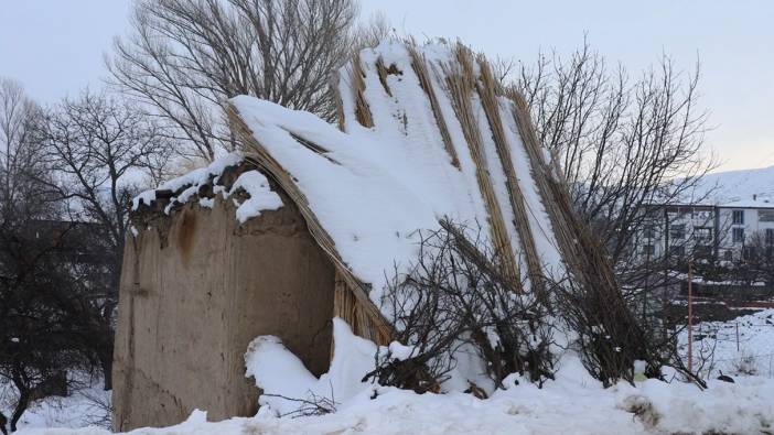 Iğdır'ın dağ köylerinde kış çetin geçiyor