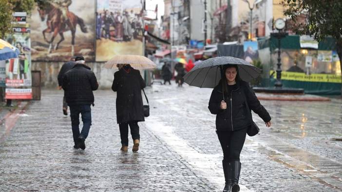 Edirne ve Kırklareli'nde sağanak yağış!