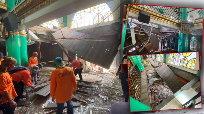 Filipinler'de kilise çöktü: Ölü ve çok sayıda yaralı var!