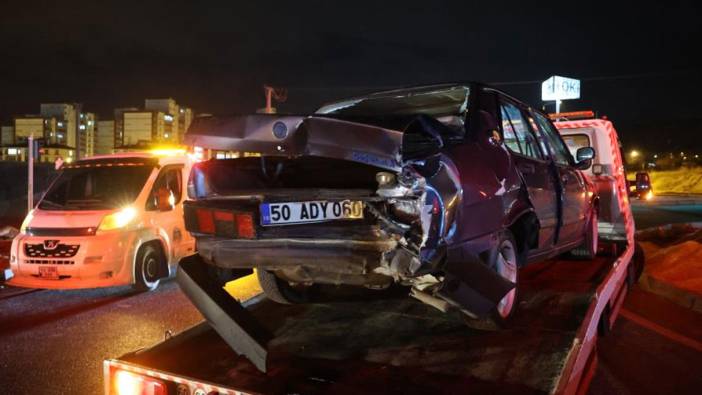 Nevşehir’de feci kaza! 3 araç birbirine girdi: 7 yaralı