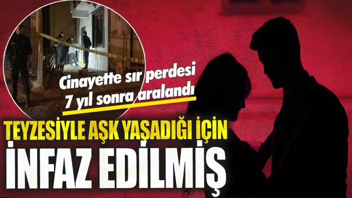 Diyarbakır’daki cinayette sır perdesi 7 yıl sonra aralandı! Teyzesiyle aşk yaşadığı için infaz edilmiş!