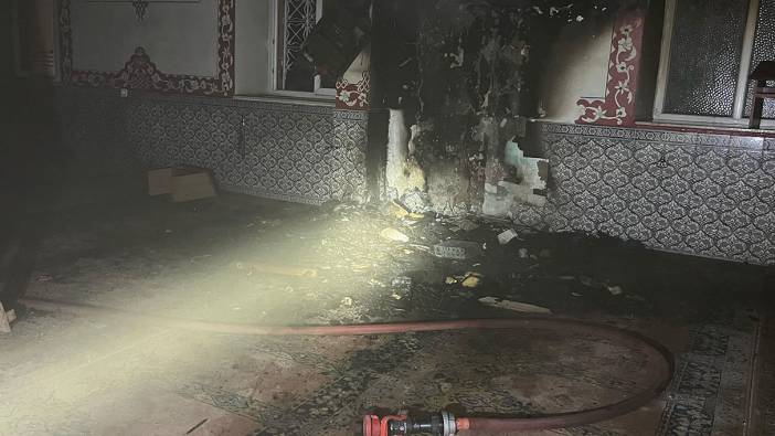 Kocaeli’de korkutan anlar: Camide yangın çıktı