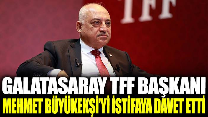 Son dakika... Galatasaray, TFF'yi istifaya davet etti