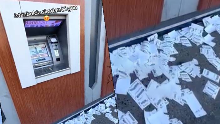Arızalanan ATM, son kullanıcının hesap özetini yüzlerce kez bastı