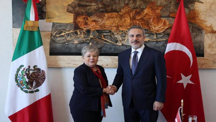 Dışişleri Bakanı Fidan, Meksikalı mevkidaşı Alicia Bárcena Ibarra ile bir araya geldi