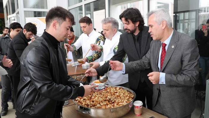 Sinop'un geleneksel tatları öğrencilerinin beğenisine sunuldu