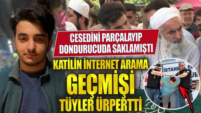 Cesedini parçalayıp dondurucuda saklamıştı katilin internet arama geçmişi tüyler ürpertti