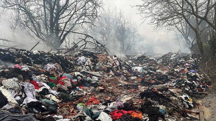 Zonguldak’ta tekstil atölyesinde yangın paniği