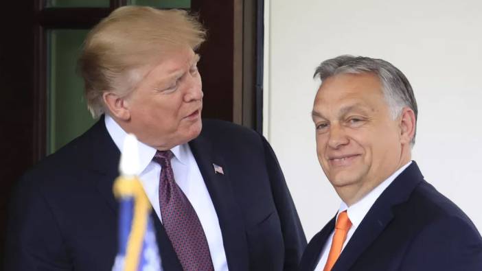 ABD eski Başkanı Trump Macaristan Başbakanı Orbn ile görüştü