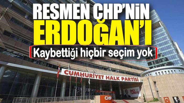 Resmen CHP’nin Erdoğan’ı! Kaybettiği hiçbir seçim yok