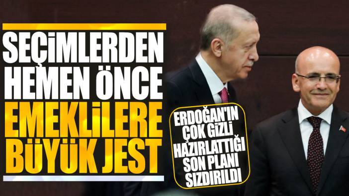SSK, Bağ-Kur bütün emeklilere müjde: Seçimlerden hemen önce emeklilere büyük jest: Erdoğan'ın çok gizli hazırlattığı son planı sızdırıldı