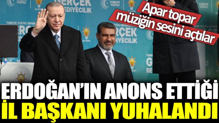 Erdoğan'ın anons ettiği AKP Şanlıurfa İl Başkanı Ali İhsan Delioğlu yuhalandı: Apar topar müziğin sesini açtılar