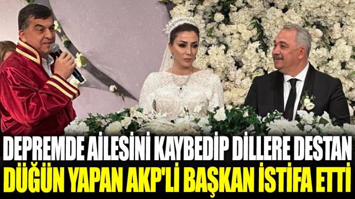 Son dakika... AKP Gaziantep İl Başkanı Murat Çetin istifa etti