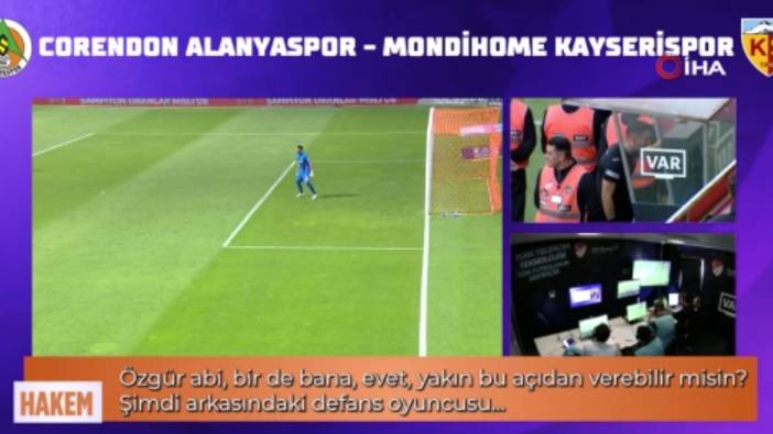 TFF Süper Lig'de 30. haftanın VAR kayıtlarını açıkladı