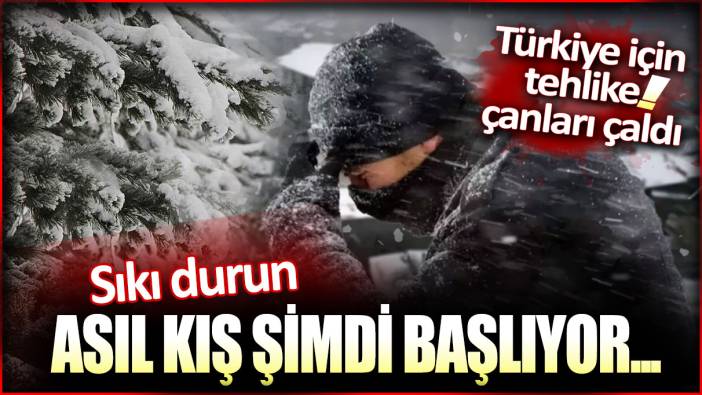 Meteoroloji o iller için tehlike çanları çaldı: Türkiye kar altında!