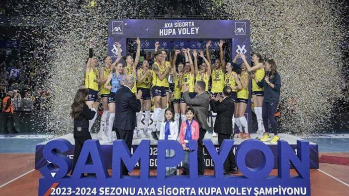 Kadınlar Kupa Voley'de Fenerbahçe Opet şampiyon oldu