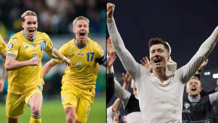 Polonya ve Ukrayna 2024 Avrupa Futbol Şampiyonası'na katılma hakkı elde etti.