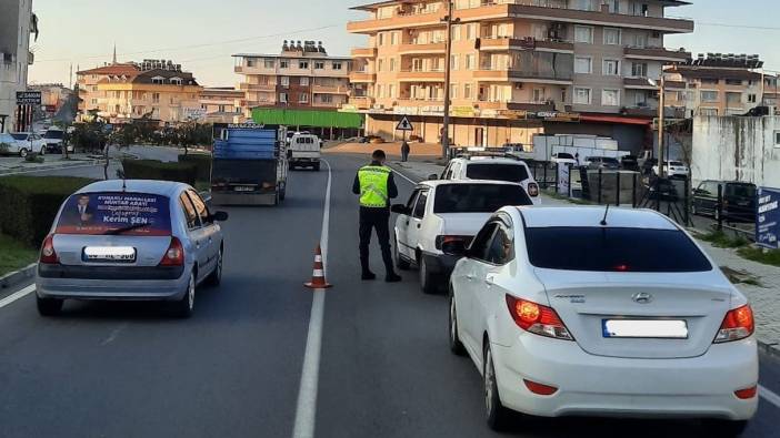 Jandarmadan 23 araca trafikten men cezası