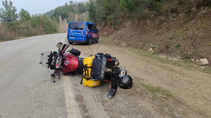 Kastamonu'da motosiklet kazası: Rusya uyruklu sürücü ağır yaralandı