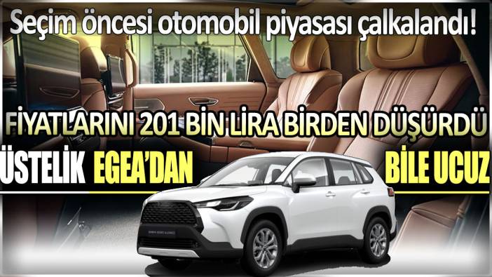 Seçim öncesi otomobil piyasası çalkalandı! Toyota yeni fiyat listesini paylaştı: Üstelik Egea'dan bile ucuz!